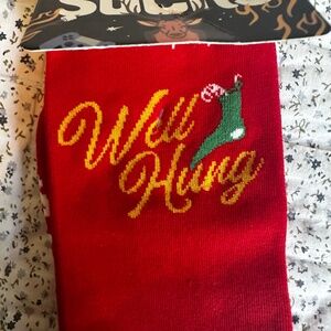 NWT Well Hung Christmas Socks